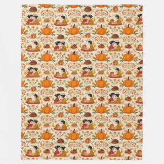 Cobertor De Velo Autumn Harvest Fleece Blanket