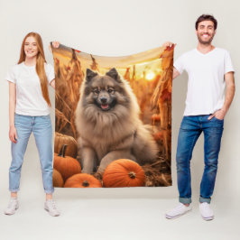 Cobertor De Velo Autumn Keeshond
