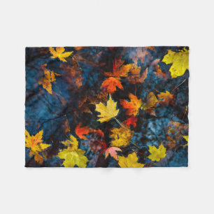 Cobertor De Velo Autumn Leaves na Cena da Água