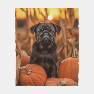 Cobertor De Velo Autumn Pug