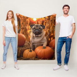 Cobertor De Velo Autumn Pug