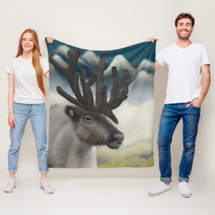 Cobertor De Velo Autumn Reverie: Majexpressa Reindeer