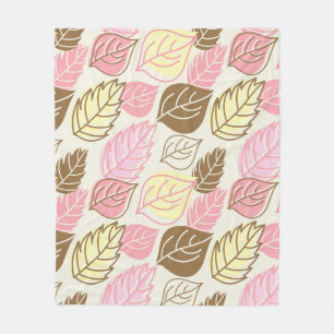 Cobertor De Velo Autumn Splendor: Leaf Seamless Pattern