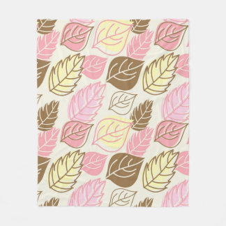 Cobertor De Velo Autumn Splendor: Leaf Seamless Pattern