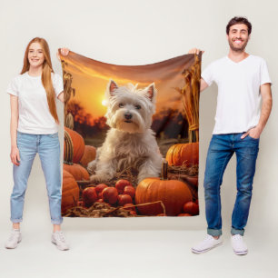 Cobertor De Velo Autumn Westie
