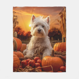 Cobertor De Velo Autumn Westie