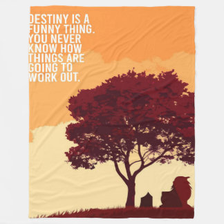 Cobertor De Velo Avatar Inspirational Quote em Aberto
