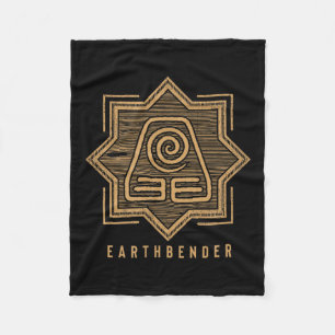 Cobertor De Velo Avatar O Último Mestre do Ar Tribo da Terra Simból