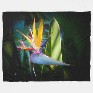 Cobertor De Velo Ave Tropical do Paraíso Flor Havaiana Floral