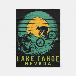 Cobertor De Velo Aventura de Ciclismo de Montanha em Lake Tahoe Nev