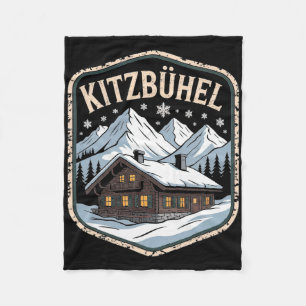 Cobertor De Velo Aventura de Esqui de Inverno em Kitzbühel Fuga Alp