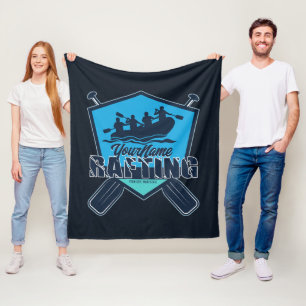 Cobertor De Velo Aventura Personalizada Rafting Whitewater River