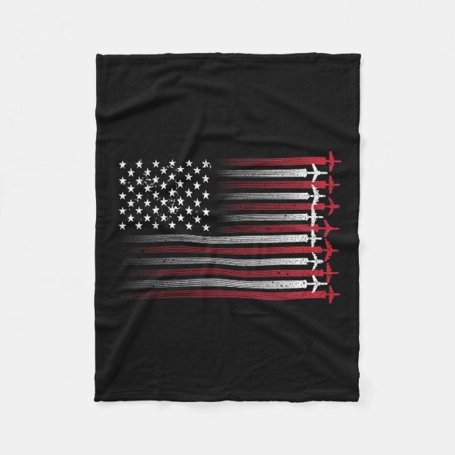 Cobertor De Velo Avião Piloto Arte Para Homens Mulheres Aviação 4º  (Frente)