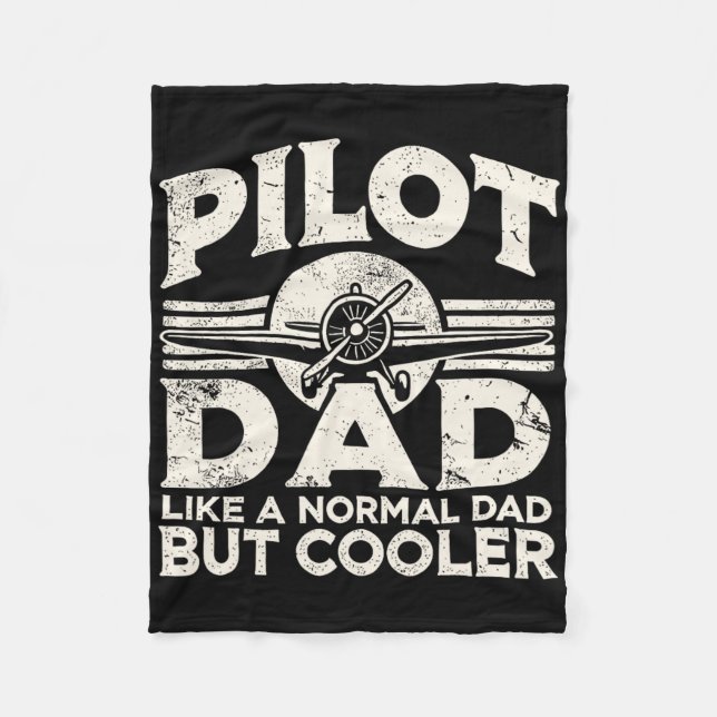 Cobertor De Velo Avião-piloto Pai (Frente)