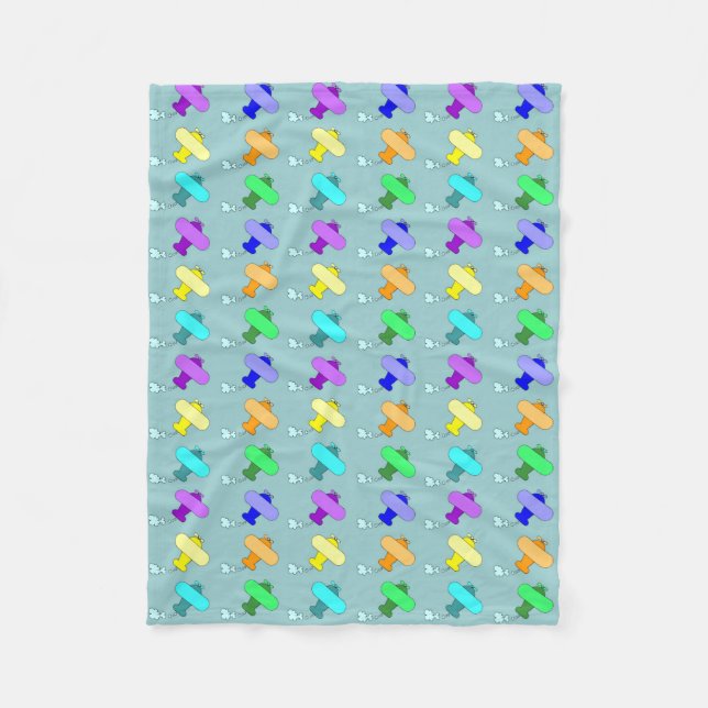 Cobertor De Velo Aviões (Frente)