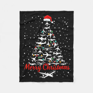 Cobertor De Velo Aviões de Natal Árvore Lotes Feliz Natal Homens
