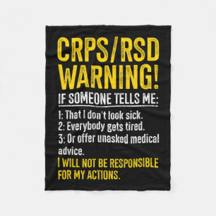 Cobertor De Velo Aviso Do Crps Rsd Advertência Do Crps Sobrevivênci