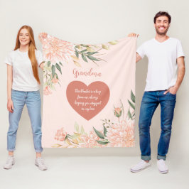 Cobertor De Velo Avó Avó Cotação Watercolor Pink Floral