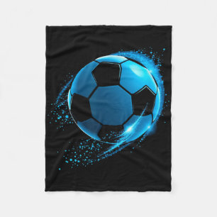 Cobertor De Velo Avô de Futebol de um Jogador de Futebol Avô Nós F