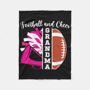Cobertor De Velo Avó de Futebol e Cheerleader de Futebol e Cheer