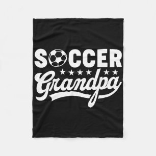 Cobertor De Velo Avô de Futebol Engraçado Papai Esportes Humor Vint