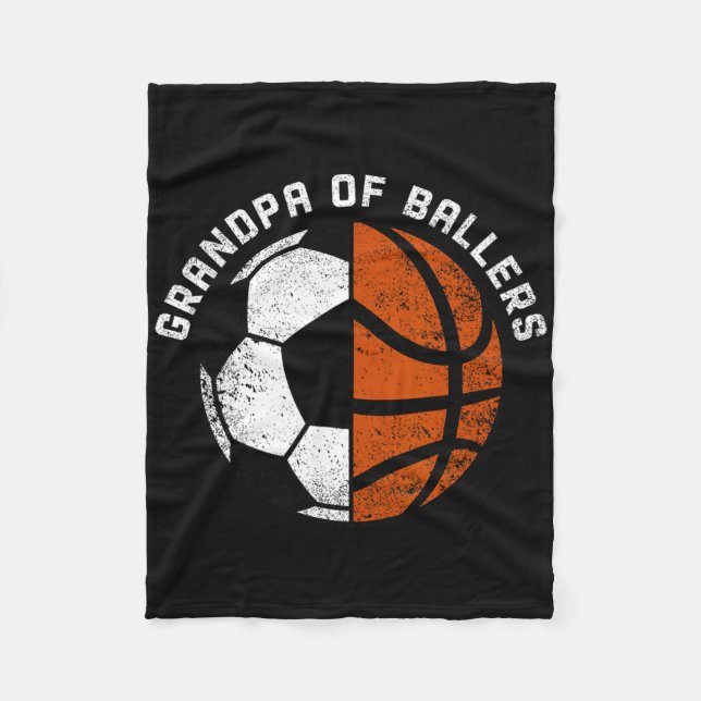 Cobertor De Velo Avô De Llers Futebol Engraçado Sketll Avô  (Frente)