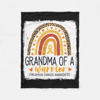 Cobertor De Velo Avó De Um Cancer De Infância Guerreira, Leopard Pr