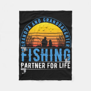 Cobertor De Velo Avô E Neta Parceiros De Pesca Para A Vida Toda