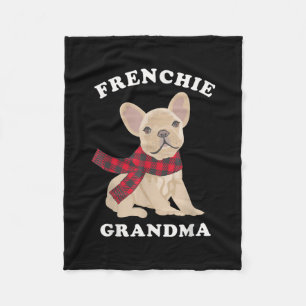 Cobertor De Velo Avó Francesa Gift Família Bulldog Francês Xmas