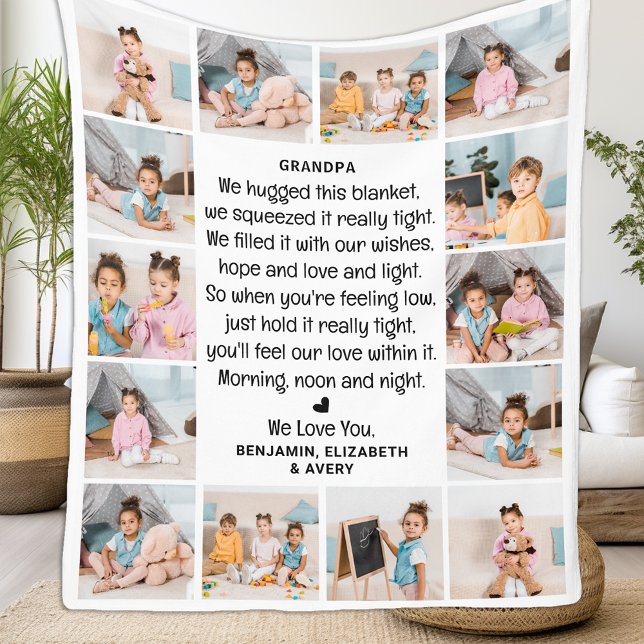 Cobertor De Velo Avô Moderno Personalizado Vovô Vovô Vovô Vovô (Criador carregado)