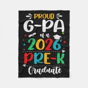Cobertor De Velo Avô Orgulhoso G-Pa De Um Graduado Pré K 2026 Menin