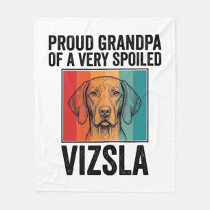 Cobertor De Velo Avô Orgulhoso Vizsla Design Vintage Amante de Cach