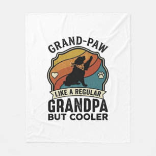 Cobertor De Velo Avô Pata Vovô Cachorro Retro Pôr do Sol Bandana_1