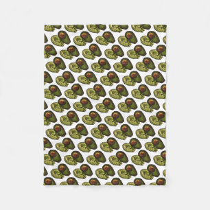 Cobertor De Velo Avocado Fleece Blanket