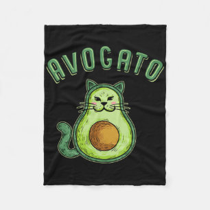Cobertor De Velo Avogato - Cinco engraçados de Mayo Avocado Cat