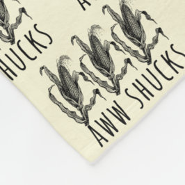 Cobertor De Velo Aww Shucks Corn Husk Funny Farm
