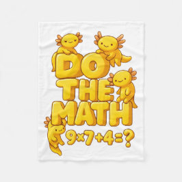 Cobertor De Velo Axolotl Math Magic Blanket