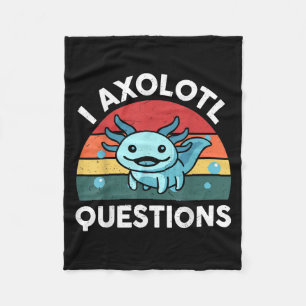 Cobertor De Velo Axolotl pergunta crianças engraçadas