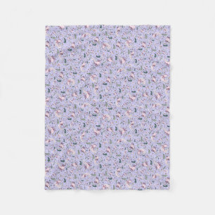 Cobertor De Velo Axolotls em roxo