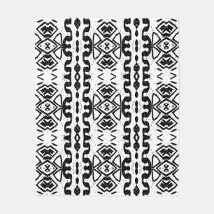 Cobertor De Velo Aztec Étnico, Padrão De Vintage Striped.
