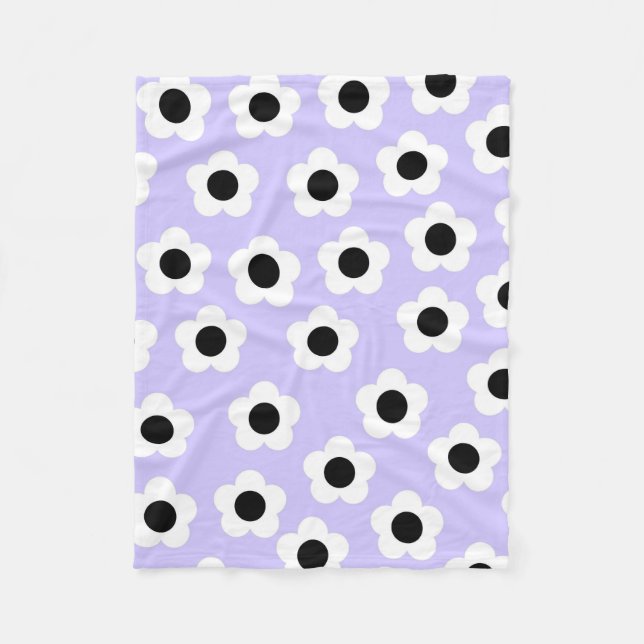 Cobertor De Velo Azul, branco-branco, Primavera botânico tropical (Frente)