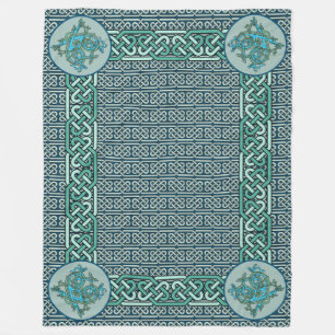 Cobertor De Velo Azul Celta Dragões