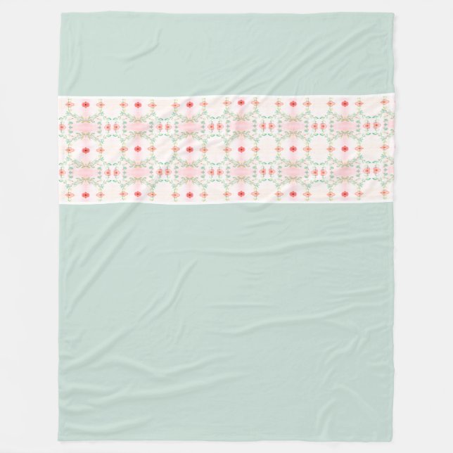 Cobertor De Velo Azul com Design acentuado da ventoinha (Frente)