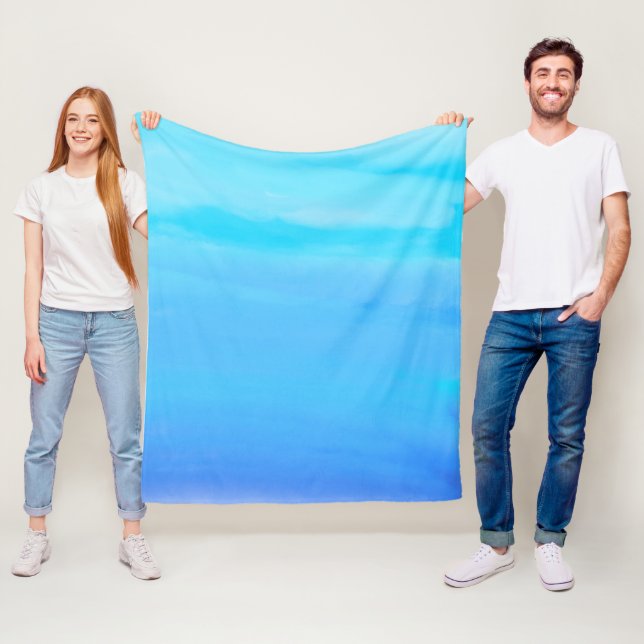 Cobertor De Velo Azul como a Abstrato do céu (In Situ)