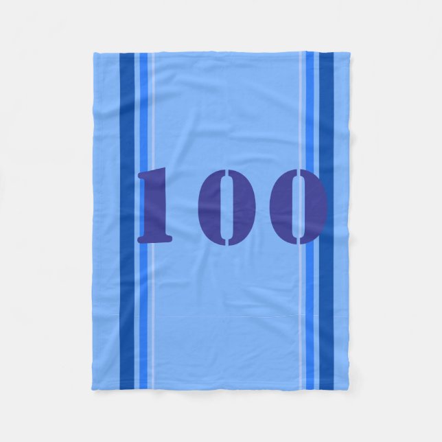 Cobertor De Velo Azul desportivo (Frente)