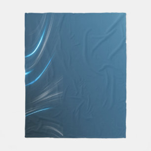 Cobertor De Velo Azul-espiral