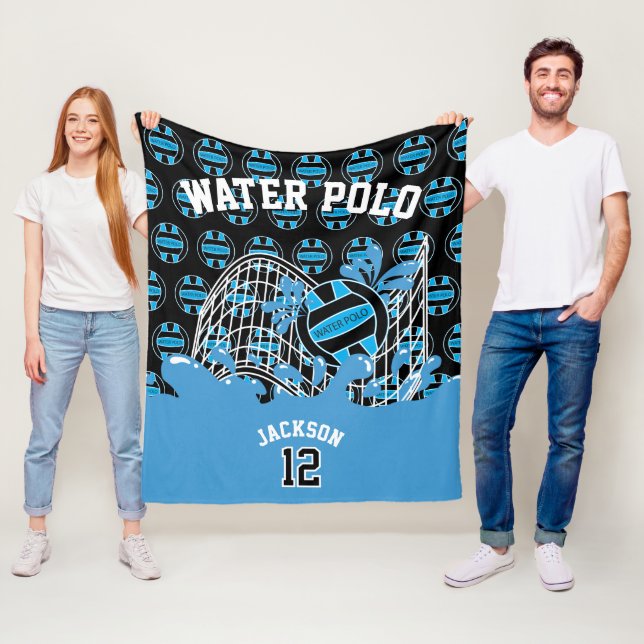 Cobertor De Velo Azul - Polo 🤽 ‍ ♀️ Esporte na Flece Blanket (In Situ)