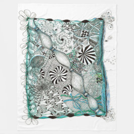 Cobertor De Velo Azul Zen