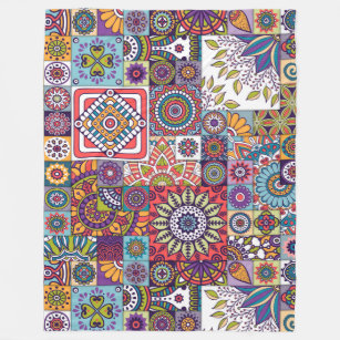 Cobertor De Velo Azulejo marroquino/ padrão de remoção