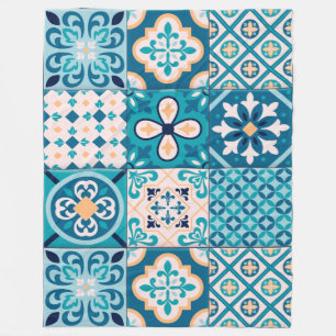 Cobertor De Velo Azulejo marroquino/ padrão de remoção